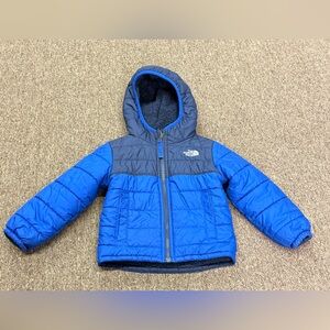 Boys The North Face NF0A34QW Reversible Blue Mount Chimborazo Jacket! Size 3T